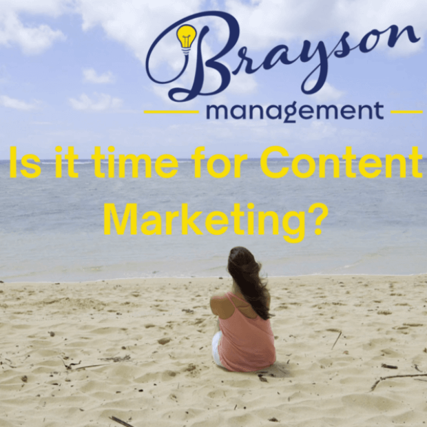 Is is Time For Content Marketing?